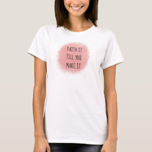 T-shirt La foi rose