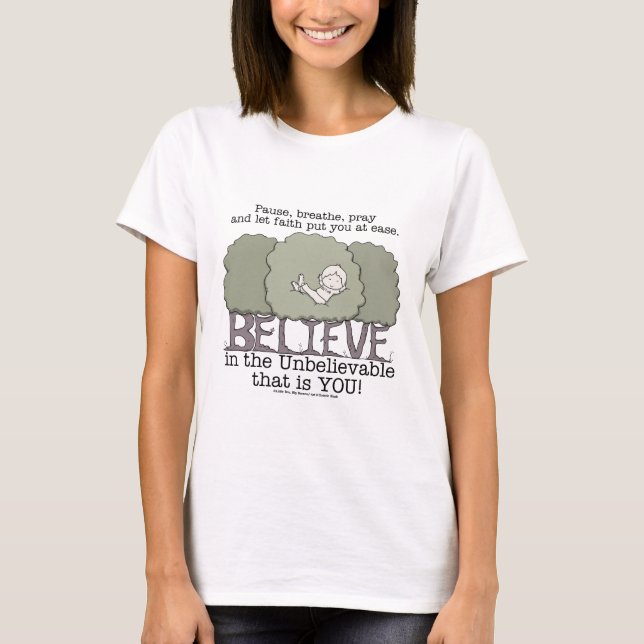 T-shirt La foi vous met à l'aise (Devant)