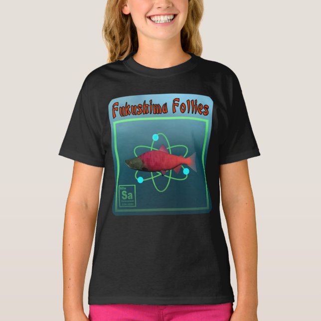 T-shirt La folie de Fukushima (Devant)