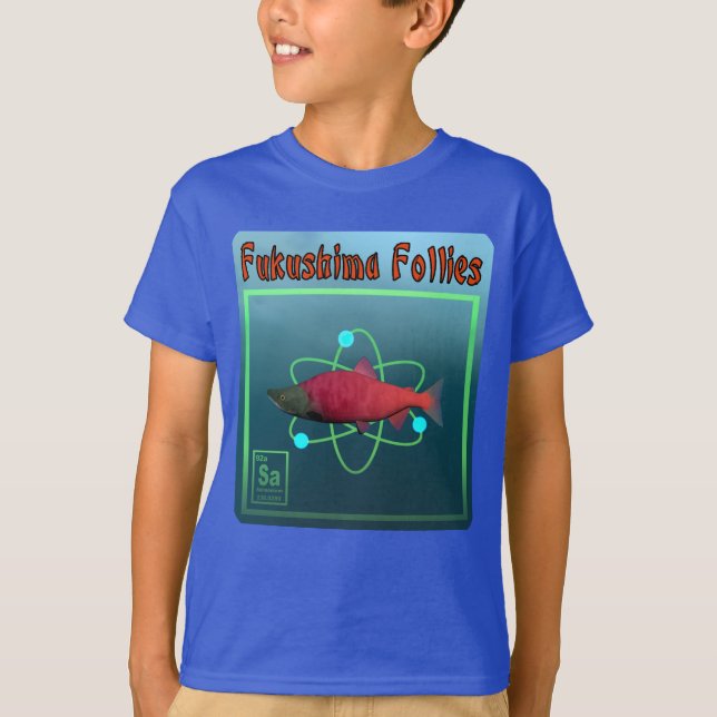 T-shirt La folie de Fukushima (Devant)
