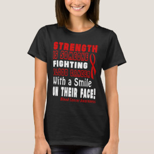 T-shirt La force, c'est combattre le cancer du sang avec l