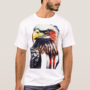 T-shirt La force de l'aigle : symbole de la liberté