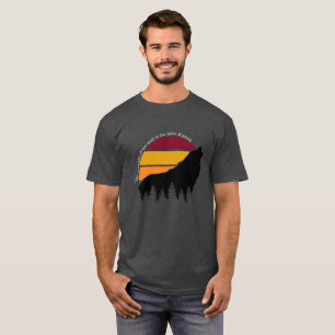 T-shirt La force du loup est le Pack Rétro