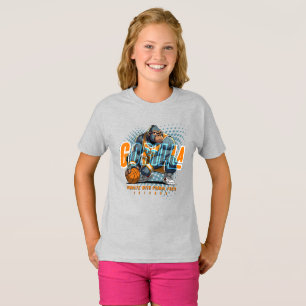T-shirt La force primaire du basket-ball Enfant