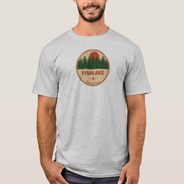 T-shirt La forêt nationale de Fishlake (Devant)