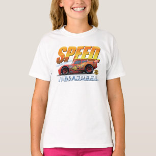 T-shirt La foudre des voitures McQueen "I Am Speed" Disney