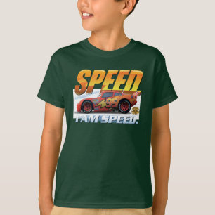 T-shirt La foudre des voitures McQueen "I Am Speed" Disney