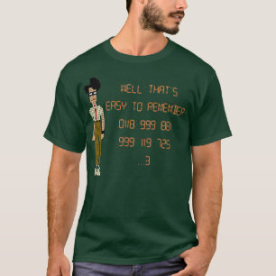 T-shirt La foule informatique 0118 999 881 999 119