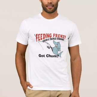 T-shirt La frénésie de alimentation des hommes a obtenu le