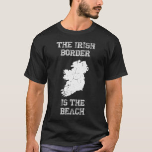 T-shirt La frontière irlandaise est la plage