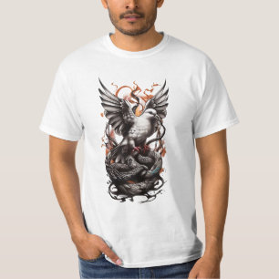 T-shirt La fuite de Dove vers la bibliothèque