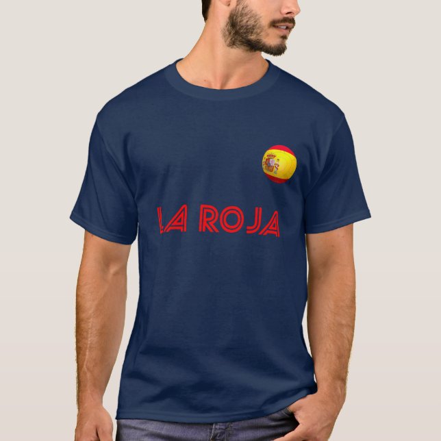 T-shirt La Furia Roja - football de l'Espagne (Devant)