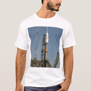 T-shirt La fusée de Soyuz peu de temps après l'arrivée