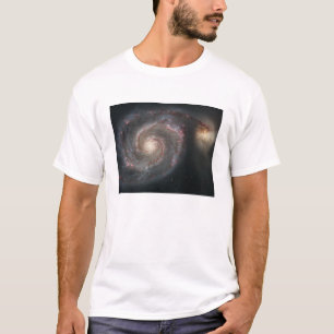 T-shirt La galaxie de tourbillon (M51) et galaxie de