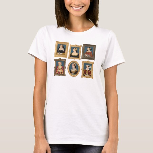 T-shirt La Galerie des Six Epouses d'Henri VIII (Devant)