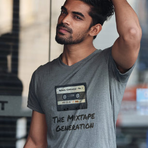 T-shirt La Génération Mixtape - Cassette Audio Rétro