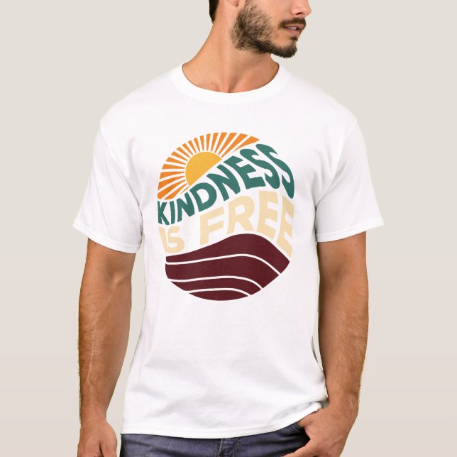 T-shirt La gentillesse est libre (Devant)