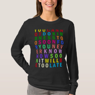 T-shirt La gentillesse Est Libre Citation De Stoicisme Arc