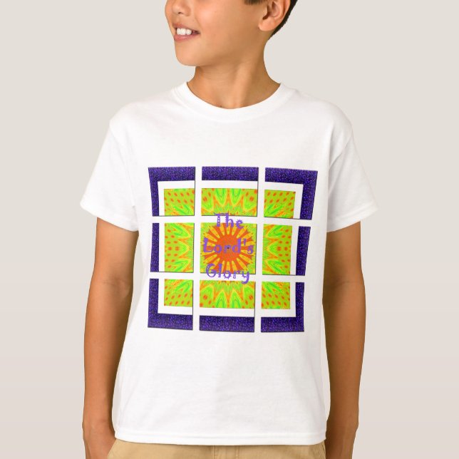 T-shirt La Géométrie glorieuse du Seigneur : Joueuse et cr (Devant)