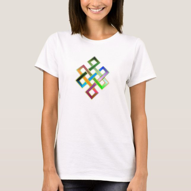 T-shirt La géométrie sacrée - tordue (Devant)