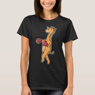 T-shirt La Giraffe fait la boxe