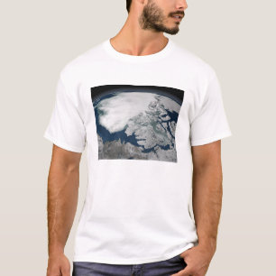 T-shirt La glace de mer de l'Arctique au-dessus de l'Améri