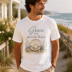 T-shirt La Grâce Est Mon Lieu De Repos – Inspirant Côté Me