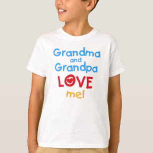 T-shirt La grand-maman et le grand-papa m'aiment