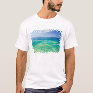 T-shirt La Grande Barrière de corail, vue aérienne de Gr