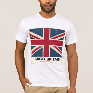 T-shirt La Grande-Bretagne "son plus rapide poster vintage