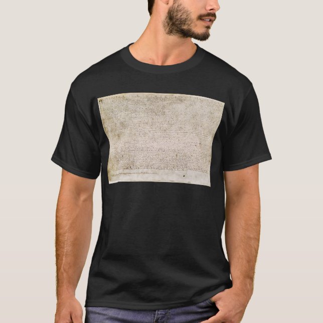 T-shirt La Grande Charte des Libertés de 1215 (Devant)