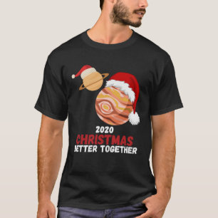 T-shirt La grande conjonction 2020 Jupiter et Saturn Plan