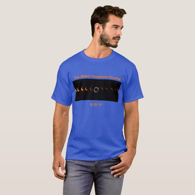 T-shirt La grande éclipse américaine (Devant entier)