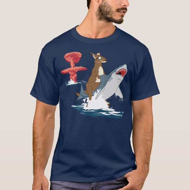 T-shirt La grande évasion - cavalerie de requin de (Devant)