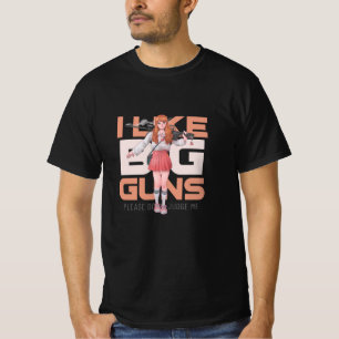 T-SHIRT LA GRANDE FILLE ANIME DES ARMES