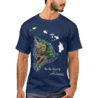 La Grande Île D'Hawaii Avec Les Îles Hawaiiennes