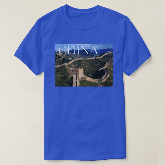 T-shirt La Grande Muraille | Jinshanling, Chine (Design devant)