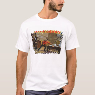 T-shirt "La grande scène de scierie", affiche pour des