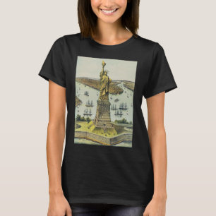 T-shirt La Grande Statue de Bartholdi, Statue de la Libert