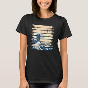 T-shirt La Grande Vague au large de Kanagawa clo esthétiqu