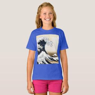 T-shirt La Grande Vague au large de Kanagawa Hokusai, art 