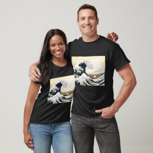 T-shirt La Grande Vague au large de Kanagawa Hokusai, art 