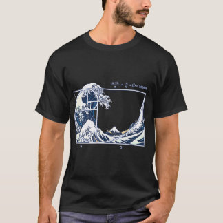 T-shirt La grande vague de Fibonacci