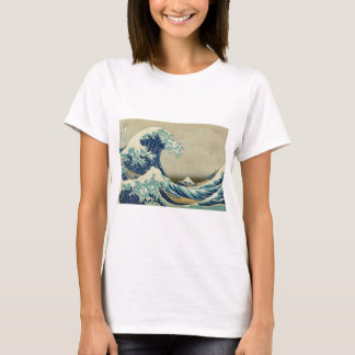 T-shirt La grande vague outre de Kanagawa par Katsushika