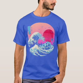 T-shirt La grande vague rétro