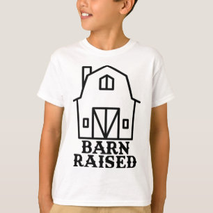 T-shirt La Grange A Élevé Des Chemises Pour Les Enfants De