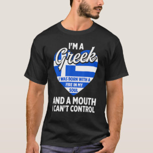 T-shirt La Grèce Pour La Fière Grecque Racines Aimer La Gr