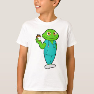 T-shirt La grenouille en tant qu'infirmière en médecine et