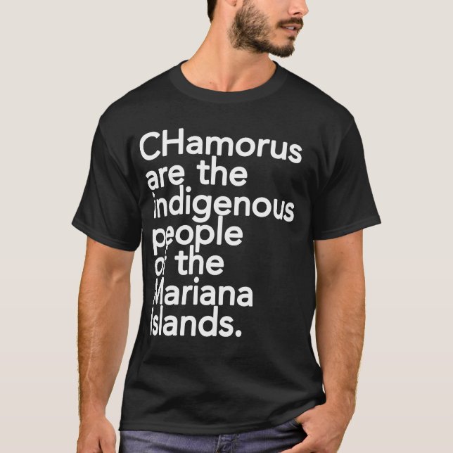 T-shirt La GUAM COURENT 671 CHamoru indigène (Devant)