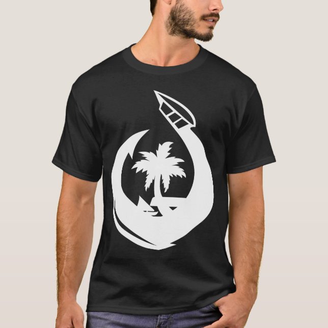 T-shirt La GUAM COURENT 671 crochet et joint (Devant)